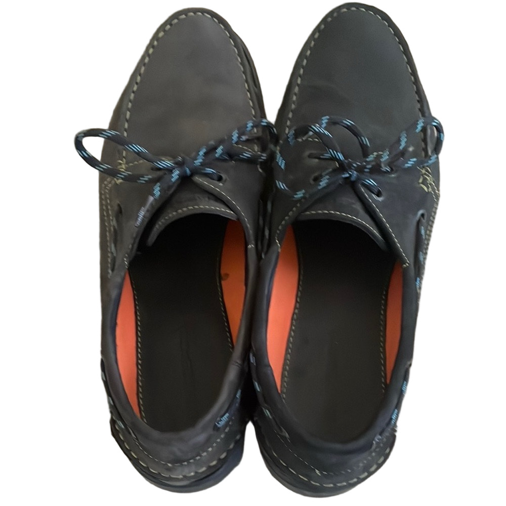 Men's Black Boat Shoes Size 11
